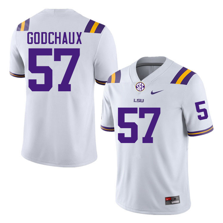 Davon Godchaux LSU Tigers Jersey,Louisiana State University Tigers Football Jersey-White